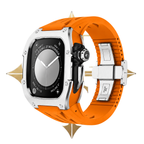APPLE CASE/STAINLESS STEEL - ORANGE