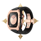 APPLE CASE/ROSE GOLD - BLACK