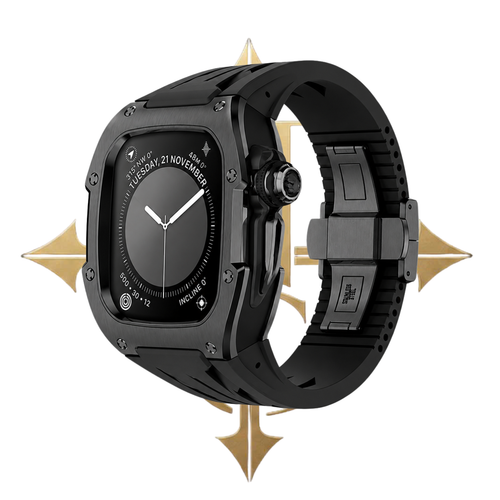 APPLE CASE/BLACK PVD - BLACK
