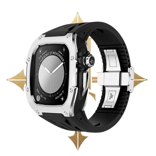 APPLE CASE/STAINLESS STEEL - BLACK