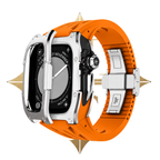APPLE CASE/STAINLESS STEEL - ORANGE